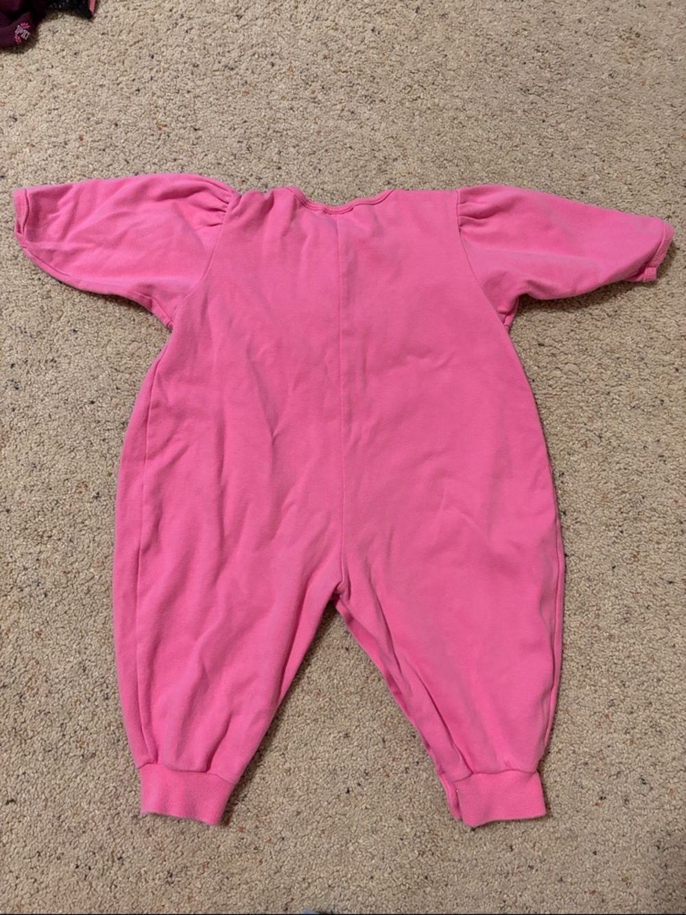 The Children's Place Bright Pink Button-Front Footie - Picture 3 of 3